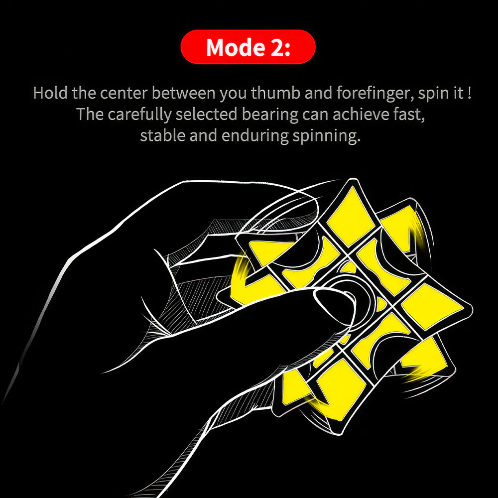 Hand Spinner Rubik's cube<br/> Casse-Tête Satisfaisant - Image 13