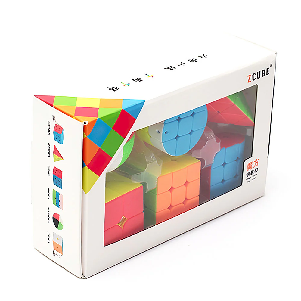 Rubik’s Cube 3x3 Z Cube Keychain<br/> Pack de 6 - Image 3